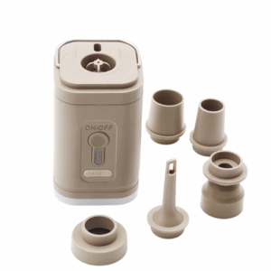 Pompka akumulatorowa do materaca + lampka LED | lekka i turystyczna