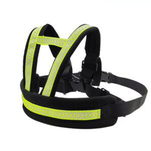 Zółte szelki bezpieczeństwa dla dzieci na motocykl