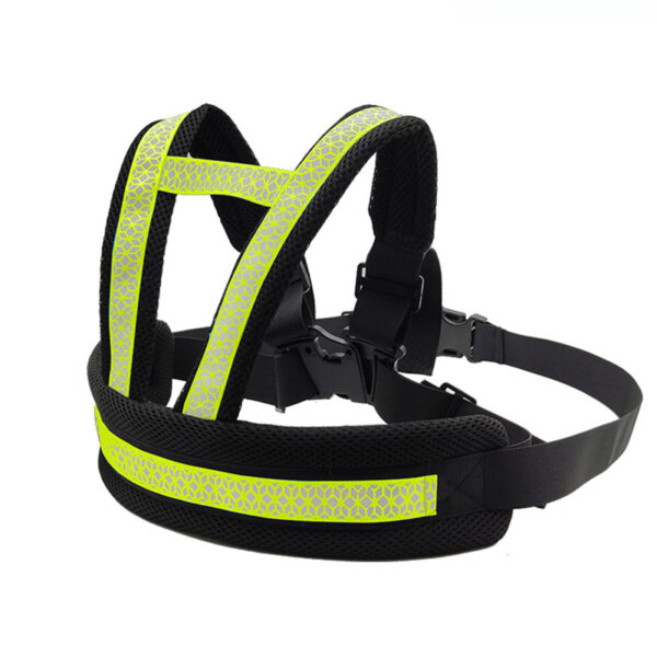 Zółte szelki bezpieczeństwa dla dzieci na motocykl